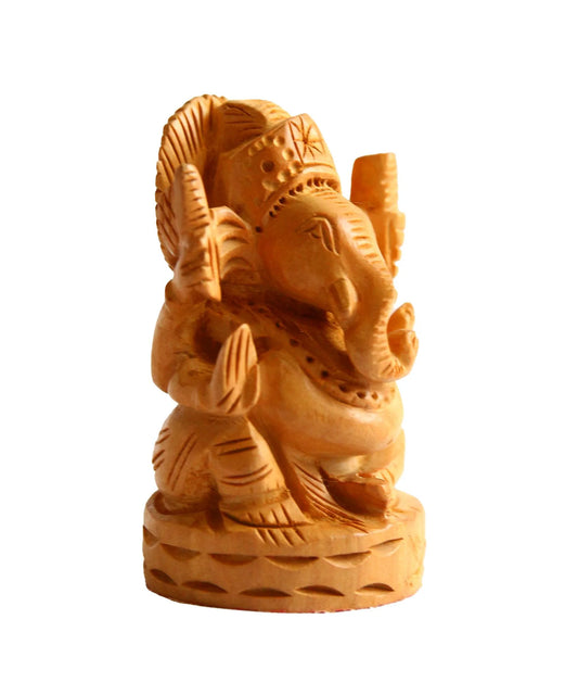 Channapatna Wooden Ganesha Statue