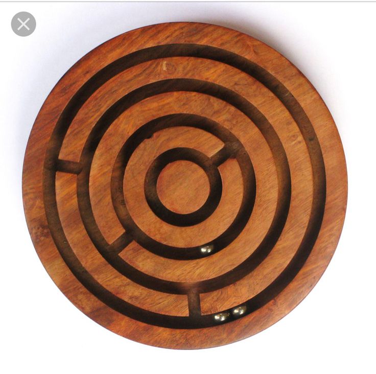 Wooden Labyrinth Board Game Ball in a Maze Puzzle Toys - Indoor Puzzle Game