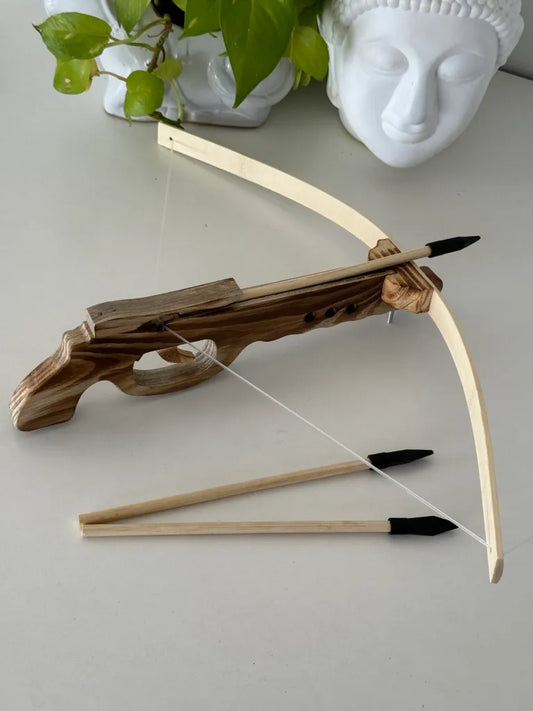 Wooden Bow arrow gun