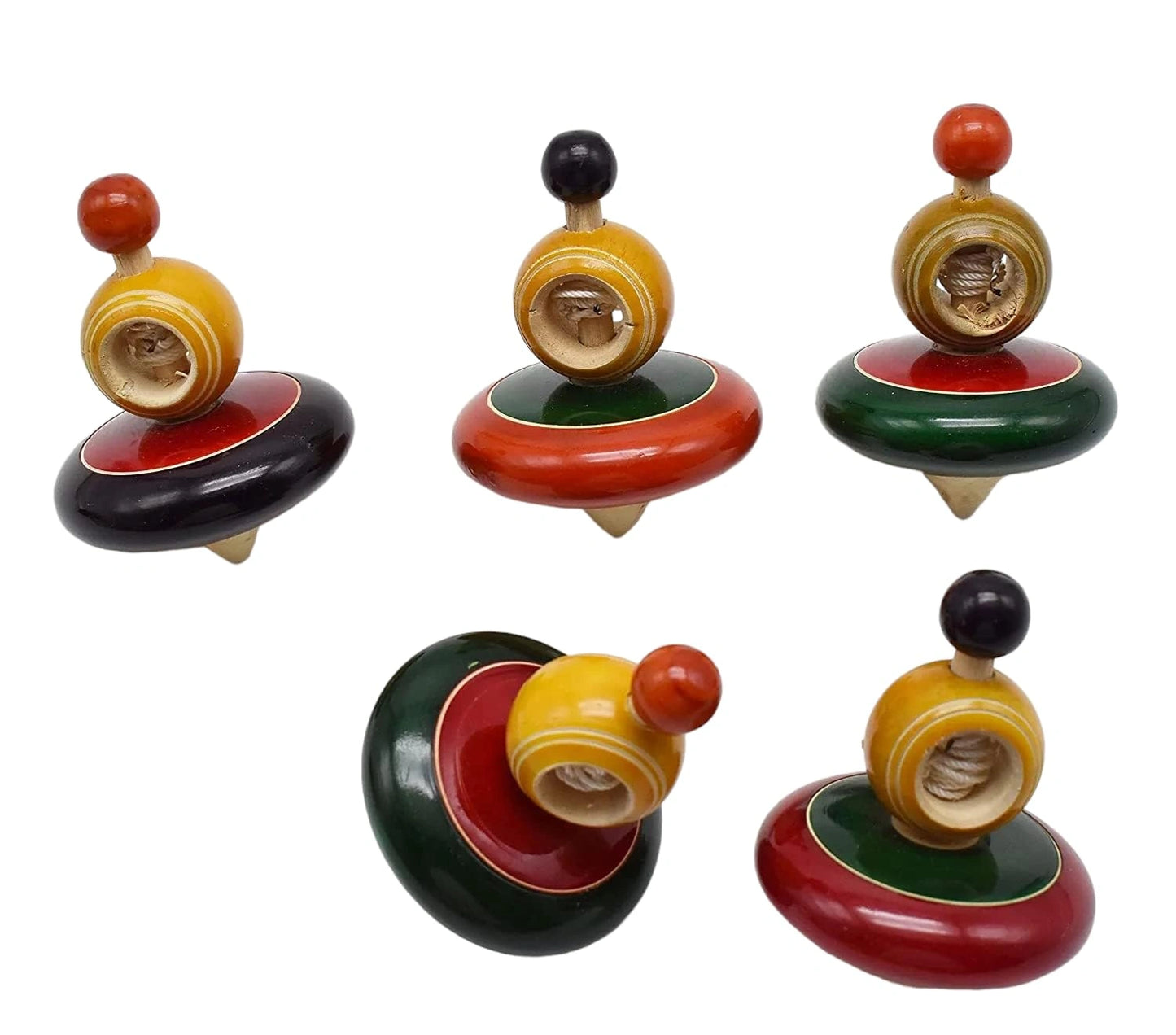 Wooden Spinning Tops
